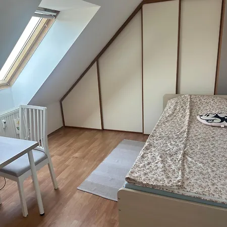 Priestranny Podkrovny S Krasnymi Vyhladmi Apartmán